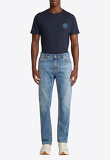 Etro Straight-Leg High-Rise Jeans Blue MRNB0004-AD277 S9252