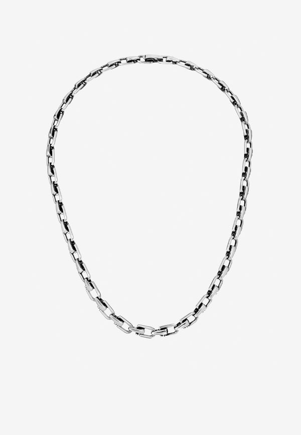 EÉRA Reine Long Chain Necklace Silver MRNEIM05M1