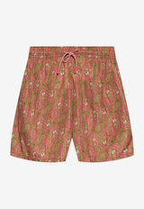Etro Paisley Print Swim Shorts Multicolor MRPB0001-99SAST4 X0870
