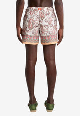 Etro Leafy Paisley Print Swim Shorts Multicolor MRPB0002-99SPSG3 X0850