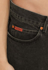 Martine Rose Tape-Panels Straight-Leg Jeans MRSS24229CO/O_MARTI-BLWAGA