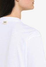 Sunnei Head of Fashion Print T-shirt White MRTWXJER054JER012/M_SUNNE-WHT