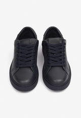 Etro Pegaso Leather Low-Top Sneakers Black MS4C0004-AP304 B0711