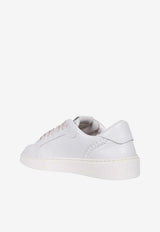 Etro Pegaso Leather Low-Top Sneakers White MS4C0004-AP304 W0111