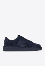 Etro Pegaso Embossed Suede Low-Top Sneakers Blue MS4C0004-AP358 B0711
