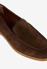 Etro Paisley Jacquard Suede Loafers Brown MS4N0001-AP444 M0021