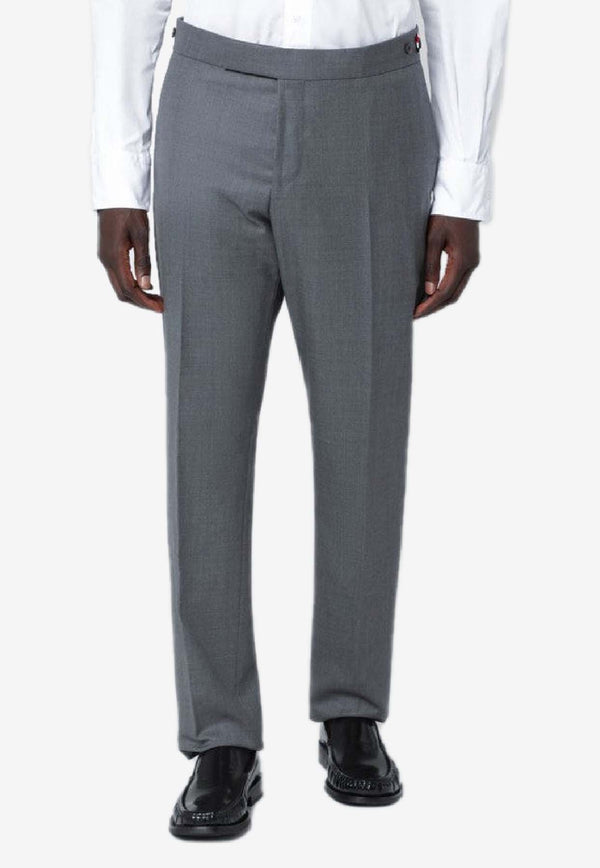 Thom Browne Tailored Wool Pants Gray MTC159A00626/S_THOMB-035