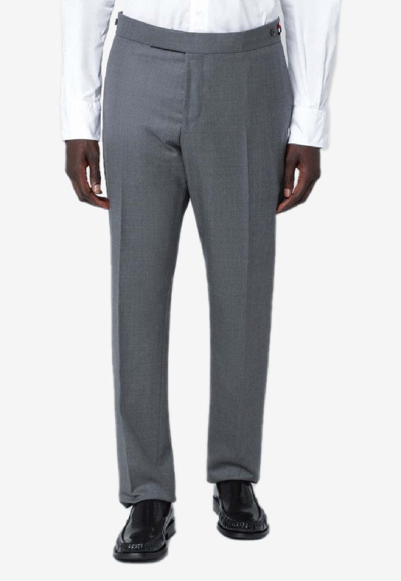Thom Browne Tailored Wool Pants Gray MTC159A00626/S_THOMB-035