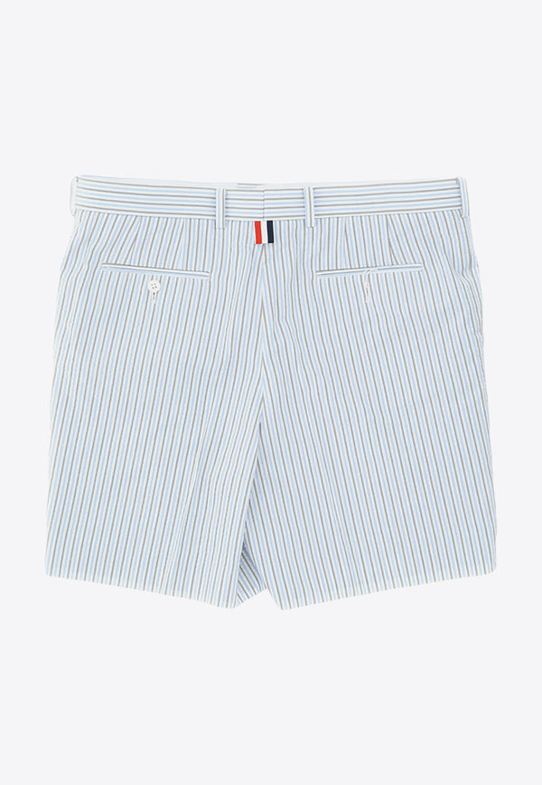 Thom Browne Striped Chino Shorts Blue MTC217A_F0586_480