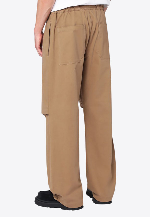 DARKPARK Jordan Wide-Leg Pants Brown MTR09FAC112/R_DARKP-0090