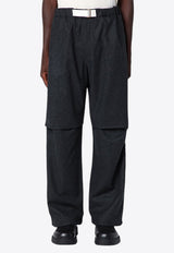 DARKPARK Straight-Leg Wool Track Pants Gray MTR09FAW02/P_DARKP-0075