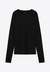 Moncler + Rick Owens Girder Long-Sleeved T-shirt Black MU01F8D0189AHD/S_RICKO-999