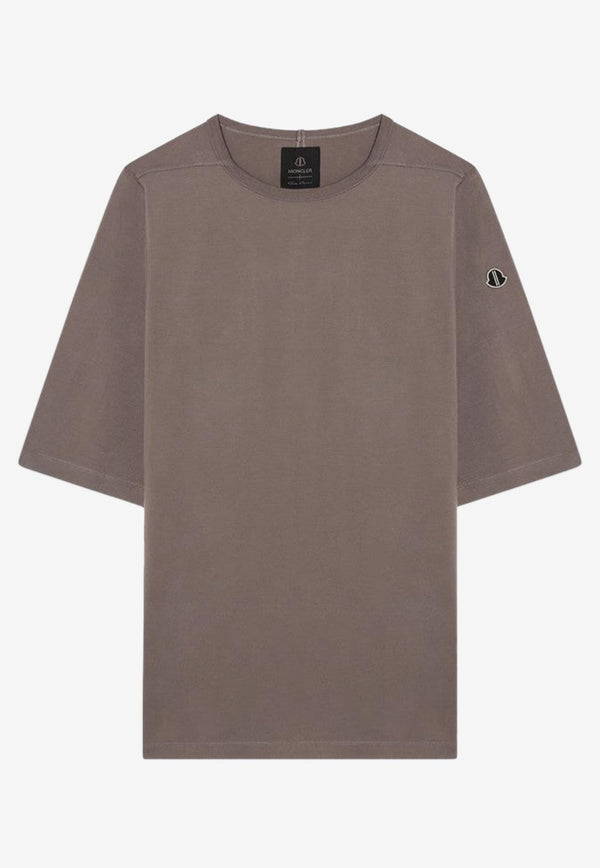 Moncler + Rick Owens Oversized Jersey T-shirt Gray MU02D8C01M4630/P_RICKO-25U