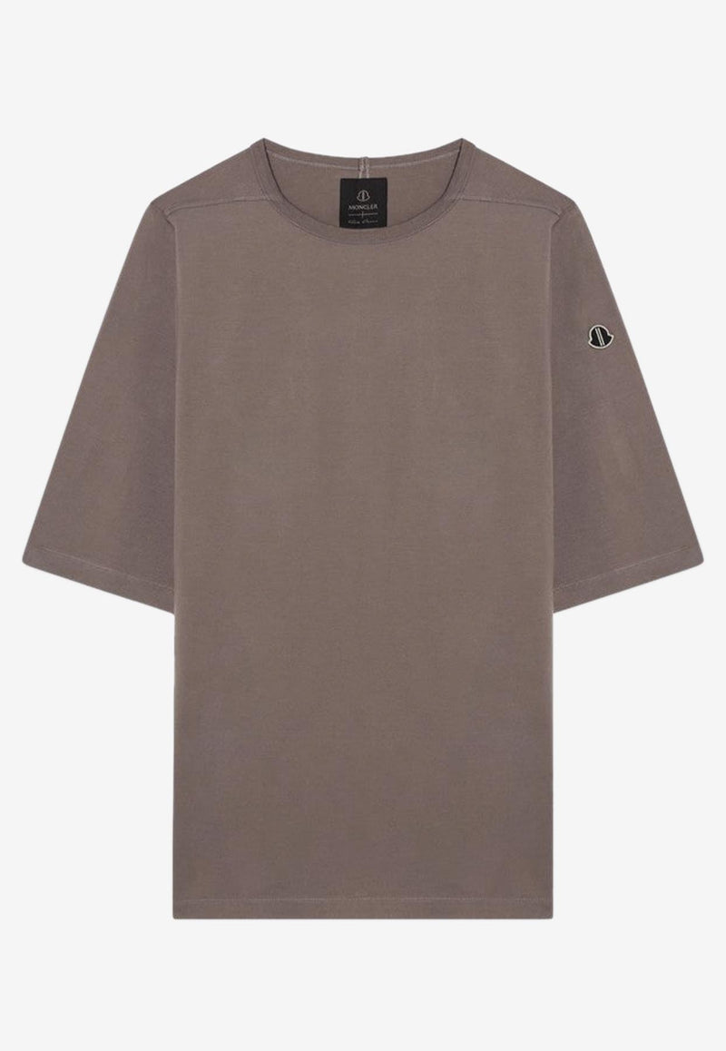 Moncler + Rick Owens Oversized Jersey T-shirt Gray MU02D8C01M4630/P_RICKO-25U