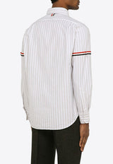Thom Browne Striped Oxford Shirt MWL301OF0525/O_THOMB-035