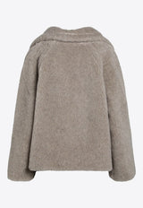 Double-Breasted Wool-Blend Jacket