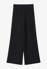 Silk Wide-Leg Pants