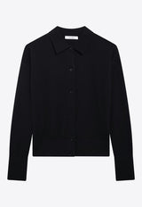 Wool-Blend Buttoned Cardigan