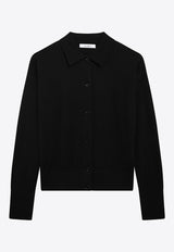 Wool-Blend Buttoned Cardigan