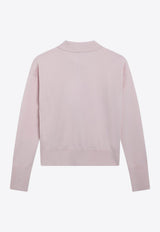 Wool-Blend Buttoned Cardigan