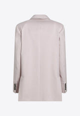 Double-Breasted Wool-Blend Jacket