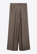 Silk Patterned Pants