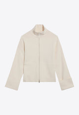 Max Mara Mxpformato High-Neck Zip-Up Jacket Ivory MXPFORMATOCO/S_MAXM-001