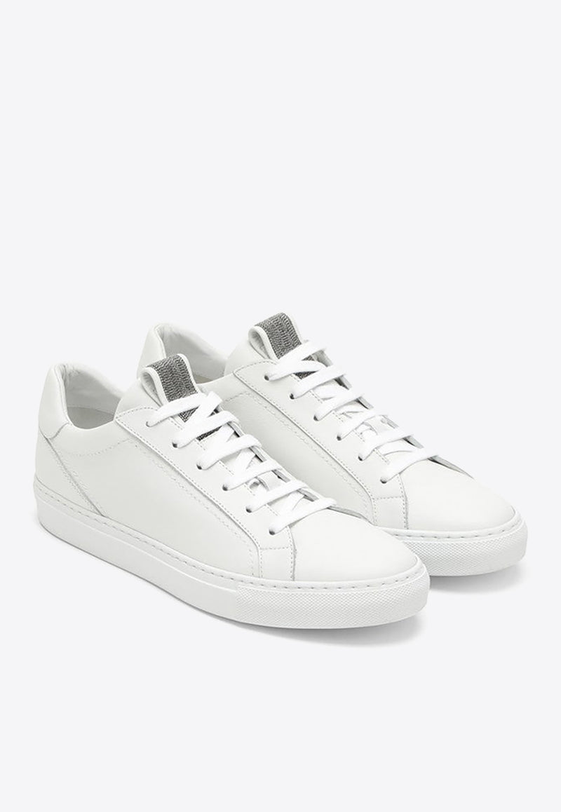 Brunello Cucinelli Leather Low-Top Sneakers White MZGSG2525LE/O_CUCIN-C7592