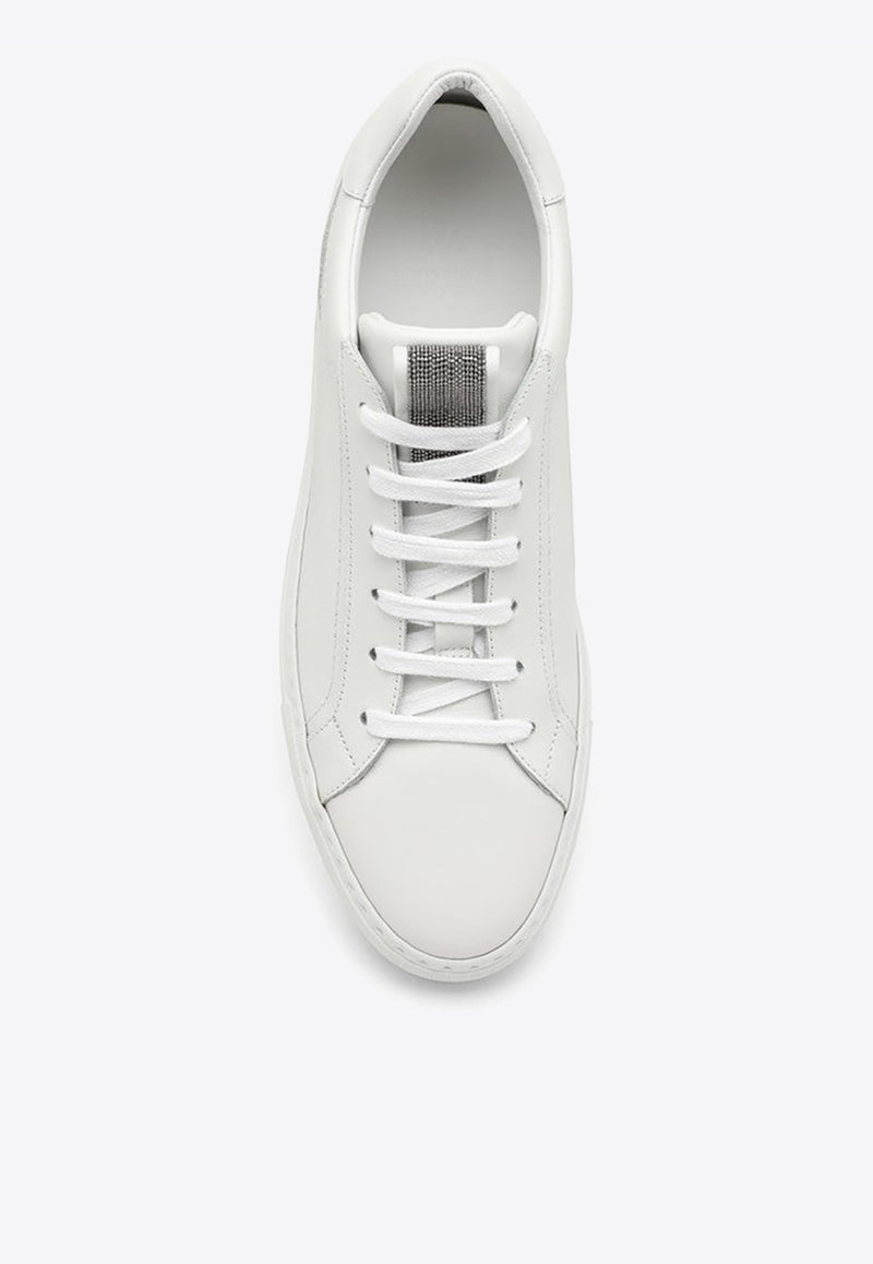 Brunello Cucinelli Leather Low-Top Sneakers White MZGSG2525LE/O_CUCIN-C7592