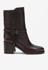 Brunello Cucinelli 60 Leather Ankle Boots Brown MZORC3132LE/R_CUCIN-C8279