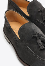Brunello Cucinelli Tassels Loafers in Suede MZUCCLB703LE/O_CUCIN-C8860 Black
