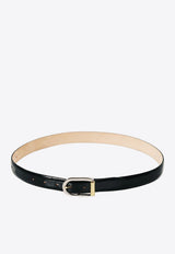 Déhanche Mija Leather and Mixed Metal Belt Black Mija-MM_BLACK