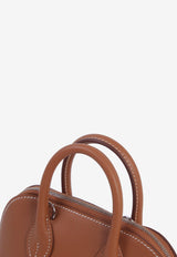 Hermès Mini Bolide 1923 in Gold Evercolor Leather with Palladium Hardware