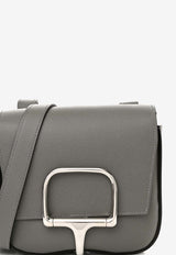 Hermès Mini Della Cavalleria in Gris Meyer Epsom with Palladium Hardware