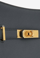 Hermès Mini Jypsiere in Vert Rousseau Evercolour Leather with Gold Hardware