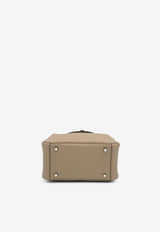 Hermès Mini Lindy 20 in Beige Marfa Clemence with Palladium Hardware