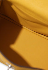 Hermès Mini Lindy in Sun Clemence Leather with Palladium Hardware