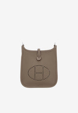 Mini Evelyne 16 Amazone in Etoupe Clemence Leather with Palladium Hardware