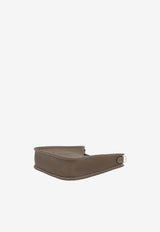 Mini Evelyne 16 Amazone in Etoupe Clemence Leather with Palladium Hardware