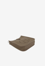 Mini Evelyne 16 Amazone in Etoupe Clemence Leather with Palladium Hardware