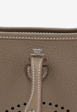 Mini Evelyne 16 Amazone in Etoupe Clemence Leather with Palladium Hardware