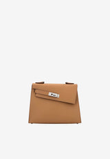 Mini Kelly 20 En Desordre in Biscuit Epsom Leather with Palladium Hardware