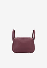 Mini Lindy 20 in Bordeaux Swift Leather with Gold Hardware