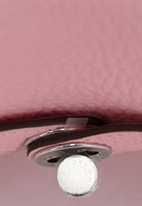 Mini Lindy 20 II in Rose Sakura Clemence Leather with Palladium Hardware