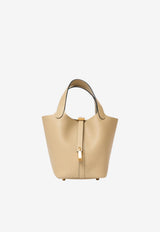 Picotin Lock 18 in Trench Clemence with Gold Hardware