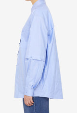 Gucci Detachable Sleeves Shirt Blue 751244-Z321B-4910