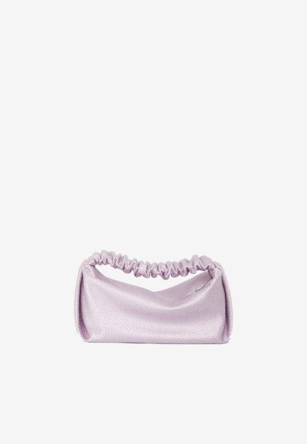 Alexander Wang Mini Scrunchie Beaded Satin Handbag Lilac 20323R40T--547
