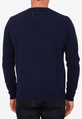 Maison Margiela Crewneck Cashmere Sweater Navy SI1HA0008-S17783-511