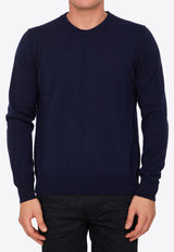 Maison Margiela Crewneck Cashmere Sweater Navy SI1HA0008-S17783-511