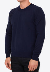 Maison Margiela Crewneck Cashmere Sweater Navy SI1HA0008-S17783-511